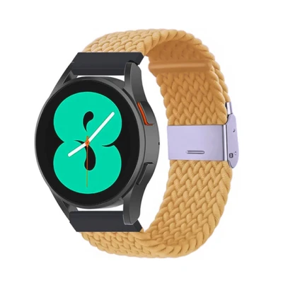 Afbeelding van Braided nylon bandje Geel Xiaomi Redmi Watch 5 Active / Lite
