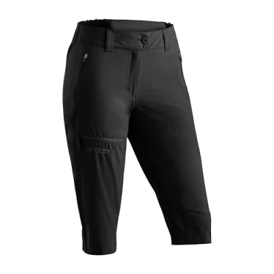 Afbeelding van Maier Sports Lulaka Capri Loop, korte dameswandelbroek, waterafstotende outdoorbroek voor trekking en hiking, PFC vrij, mSTRETCH pro 2 &amp; Dryprotec