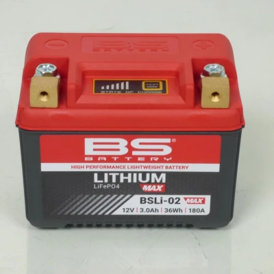 Afbeelding van Bs Battery Bsli 02 Max Lithiumbatterij Rood