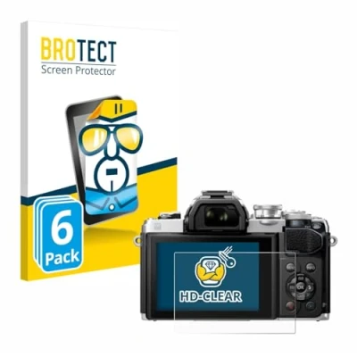 Afbeelding van BROTECT Screenprotector voor Olympus OM D E M10 Mark III / IV Folie Beschermfolie transparant (6 Stuks)