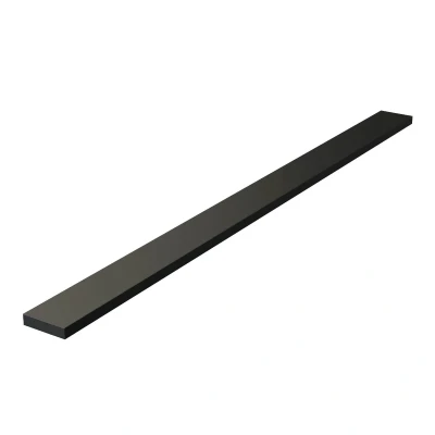 Afbeelding van Brauer Douchegootrooster multifuncioneel 90x6cm RVS mat zwart