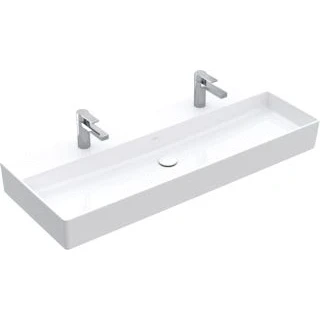 Afbeelding van Villeroy &amp; Boch Memento 2.0 meubelwastafel onderkant geslepen stone