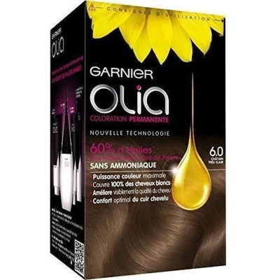 Afbeelding van Garnier Olia Absolute Black permanente olieverf, ammoniakvrij