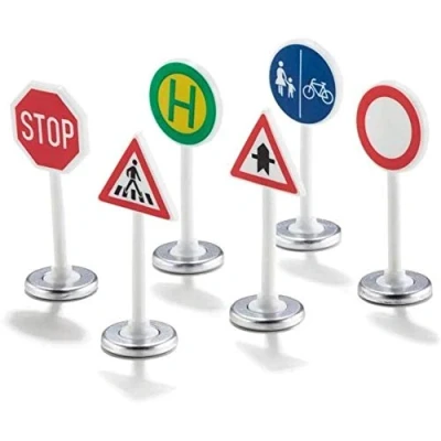 Afbeelding van Siku 0857 Verkeersborden set a 6 stuks