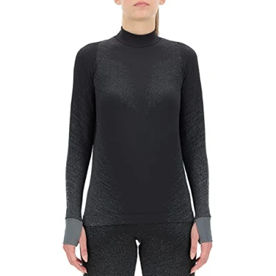Afbeelding van Shirt UYN Women Running Exceleration L/S Turtle Neck Black Cloud XS