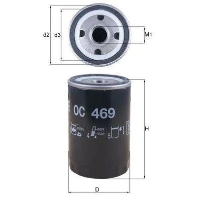 Afbeelding van Knecht Oliefilter OC 469