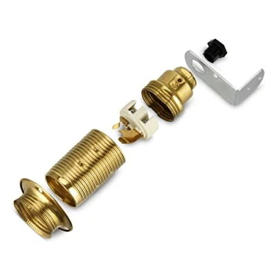 Afbeelding van REV 0503081555 fitting E14, lamphouder voor gloeilampen tot 60W, messing