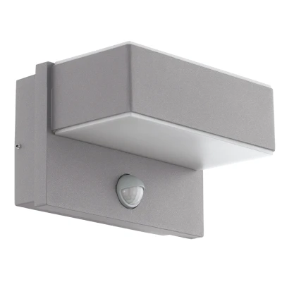 Afbeelding van EGLOÂ AzzinanoÂ WandlampÂ VoorÂ buitenÂ Â SMDÂ LEDÂ ModuleÂ IP44Â Zilver