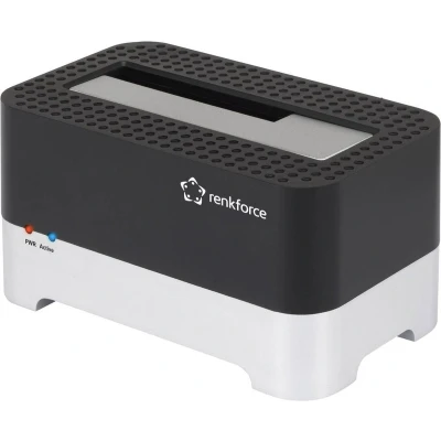 Afbeelding van Renkforce RF DOCKING 01 USB 3.2 Gen 1 (USB 3.0) SATA poort Harde schijf dockingstation 2.5 inch, 3.5 inch
