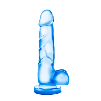 Afbeelding van Realistische Dildo met Zuignap Ijsblauw
