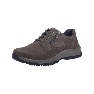 Afbeelding van Josef Seibel Leroy.55 Zakelijke herenschoenen, breedte H (breed), uitneembaar voetbed, waterdicht, bruin (espresso), 40 EU Weit