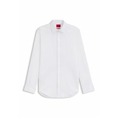 Afbeelding van HUGO Kennew Zakelijk overhemd, Heren, Maat: 38, Open white seventynine