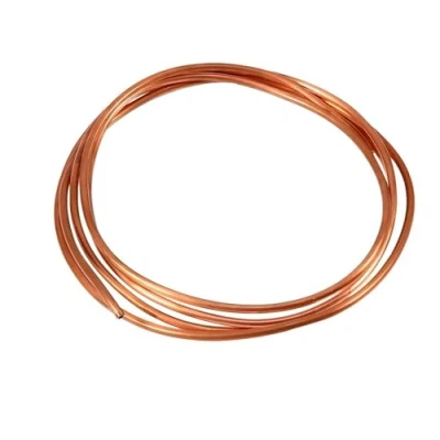 Afbeelding van koperen buis 2 m zachte pijp OD 4 mm x ID 3 voor koeling sanitair