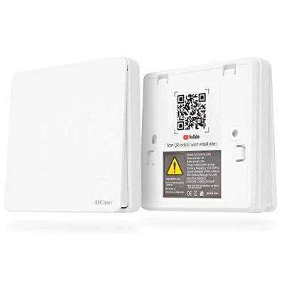 Afbeelding van draadloze schakelaar, lichtschakelaar, schakelaarset, batterijloze wandschakelaar, voor buiten, waterdicht, IP67, kinetische ontvanger lamp, elektrisch apparaat,