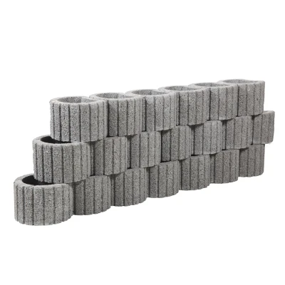Afbeelding van Cirkelflor Mini Grijs 30x20x20cm