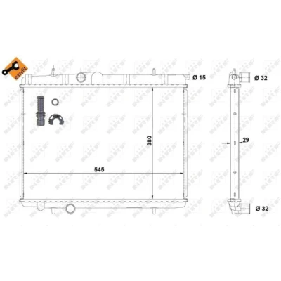 Afbeelding van Radiateur NRF 58301