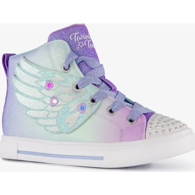 Afbeelding van Skechers Twinkle Toes Sparks sneakers Paars Uitneembare zool Maat 35