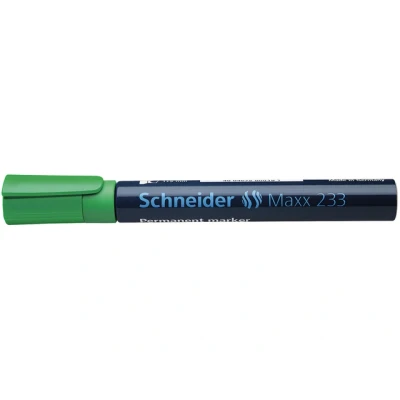 Afbeelding van Schneider permanent marker Maxx 233 beitelpunt groen S 123304