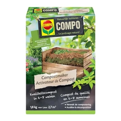 Afbeelding van COMPO Compostmaker kwaliteitscompost in 6 tot 8 weken versnelt de compostering doos 1,8 kg