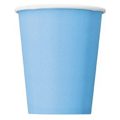 Afbeelding van Bekers Poeder Blauw 250 ml 14 stuks