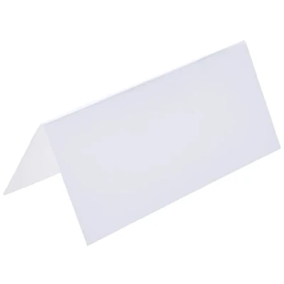Afbeelding van Papermania PMA1781100 Plaatskaarten 90 x 100 mm Instellingen Card gevouwen, wit, 20 stuks