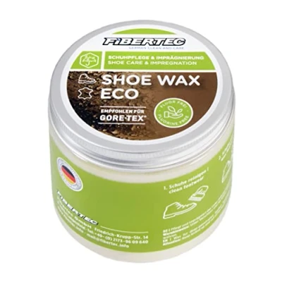 Afbeelding van Fibertec Shoe Wax Eco, schoenwas voor schoenimpregnatie en lederverzorging, bluesign gecertificeerd, kleurloos, 500ml