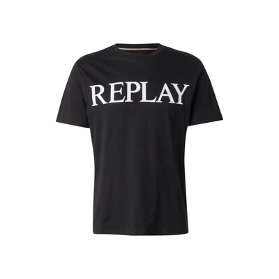 Afbeelding van T shirt Korte Mouw Replay Groot merk grafisch
