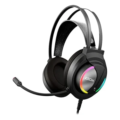 Afbeelding van Gaming Headset met Microfoon Krom Kappa Zwart