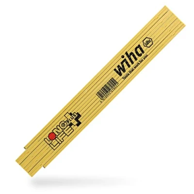 Afbeelding van Wiha Metro plegable LongLife® Plus de 2 m métrico, 10 eslabones 15 mm (27055)