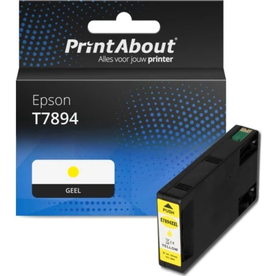 Afbeelding van Huismerk Epson T7894 Inktcartridge Geel