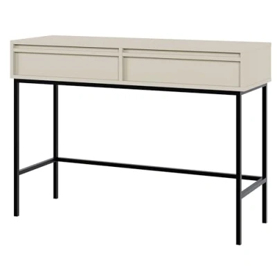 Afbeelding van Selsey Evo Make uptafel 110 cm met laden en frame greige
