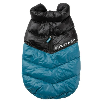 Afbeelding van Fuzzyard South Harlem Jacket Marineblauw&amp;Zwart Hondenkleding 65 cm