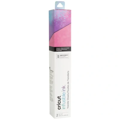 Afbeelding van Cricut Infusible Ink Transfer Sheets 2er Folie Roze, Met patroon