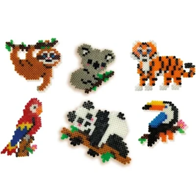 Afbeelding van Ses creative strijkkralen jungle dieren