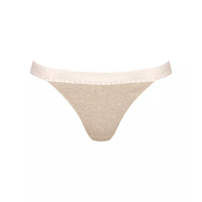 Afbeelding van Sloggi Women GO Ribbed R Tanga (2 pack) dames slip grijs Maat: S