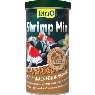Afbeelding van Tetra Pond Shrimp Mix Snack voor vijvervissen van natuurlijke garnalen en gammarus, rijk aan eiwitten, 1 l blik