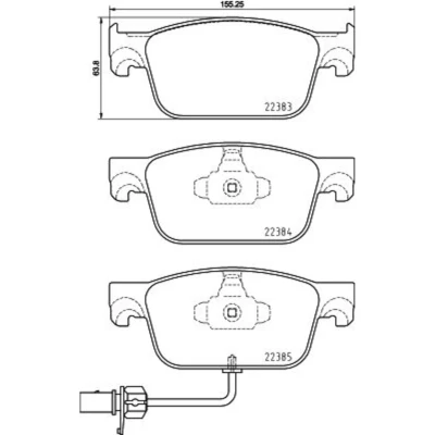 Afbeelding van Brembo Remblokset P 85 153