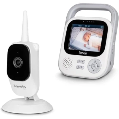 Afbeelding van Lionelo Babyline 3.2 Babyfoon Premium Babyphone met camera Full HD 2.8’’ bereik 50 m / 350 nachtmodus 7 twee weg communicatie 3 voudige zoom