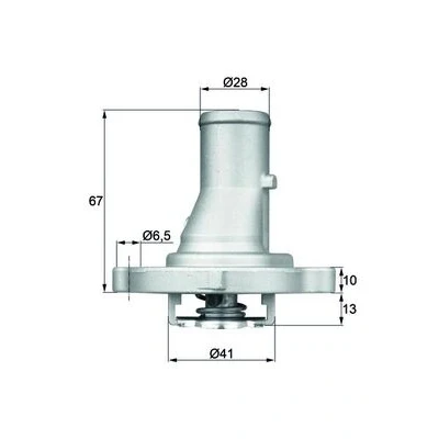 Afbeelding van Mahle Original Thermostaat TI 68 87D