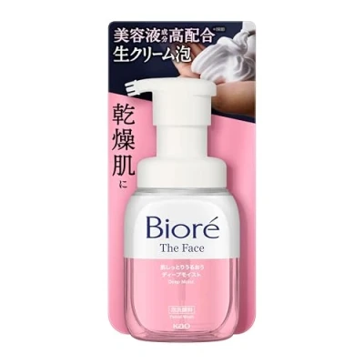 Afbeelding van Biore The Face Facial Wash Foam 200ml Diep Vochtig