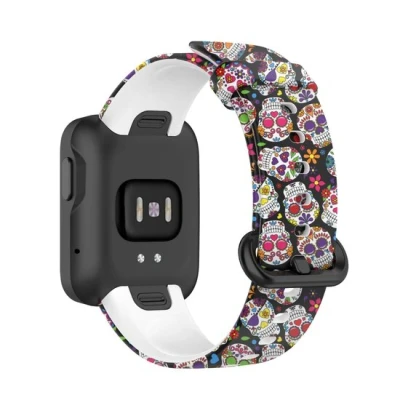 Afbeelding van Siliconen band met print Skelet Xiaomi Mi Watch Lite / Redmi