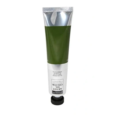 Afbeelding van Magi® Artist olieverf, 200 ml grote tube in 30 kleuren, fijne kunstenaarskwaliteit (23 olijfgroen)