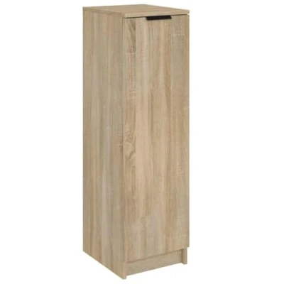 Afbeelding van Schoenenkast 30x35x100 cm bewerkt hout sonoma eikenkleurig