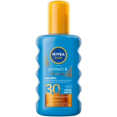 Afbeelding van 3x Nivea Sun Protect&amp;Bronze Zonnespray SPF 30 200 ml