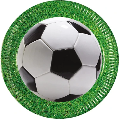 Afbeelding van Voetbal Borden Party 23cm 8 stuks