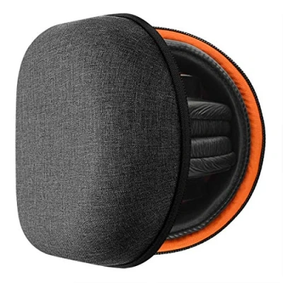 Afbeelding van Geekria Shield Case compatibel met Sony MDR V6, V600, V900HD, 7506 hoofdtelefoon, vervangende beschermende harde schaal reistas kabelopslag (donkergrijs)