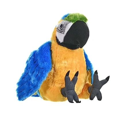 Afbeelding van Wild Republic 11498 pluche Ara papegaai, Cuddlekins knuffeldier, dier, 30 cm, blauw gele ara&#039;s