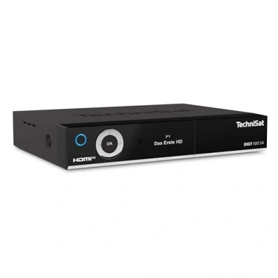 Afbeelding van TechniSat Digit ISIO S4 Twin satellietontvanger met alfanumeriek display (HDTV Tuner, DVB S2, PVR opnamefunctie via USB of in het netwerk, HbbTV, CI+, HDMI), zwart