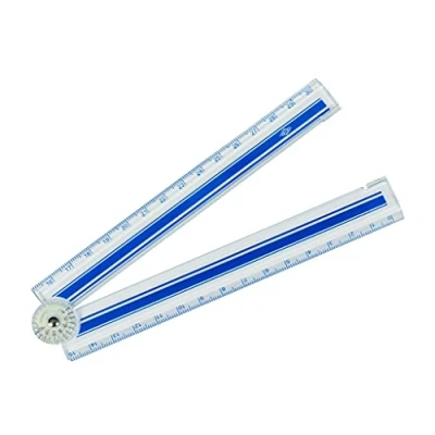 Afbeelding van Wedo 521530 Klap liniaal, 15 30 cm, incl. hoekschaal, transparant