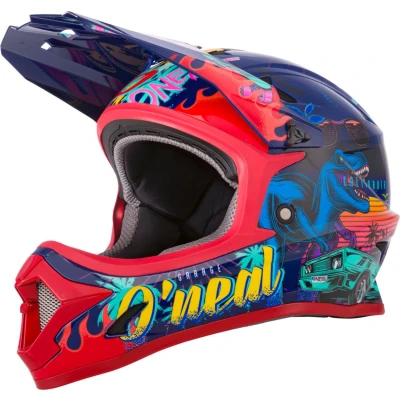Afbeelding van O&#039;NEAL Mountain Bike Helm Kinderen MTB Downhill ABS shell, ventilatiegaten voor optimale ventilatie &amp; koeling, veiligheidsnorm EN1078 Sonus Jeugd Rex Multi Maat L